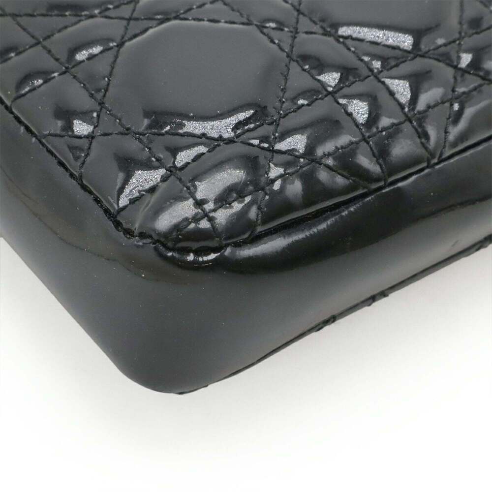 CHRISTIAN DIOR Black Leather Shoulder Bag - Picture 4 of 9